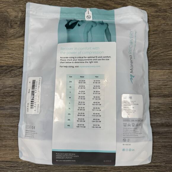 Marena Recovery High Waist Girdle Bikini Length Sz Med Beige Step 1 Compression - Picture 6 of 10